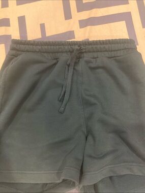 Men's Black Athletic Drawstring Shorts